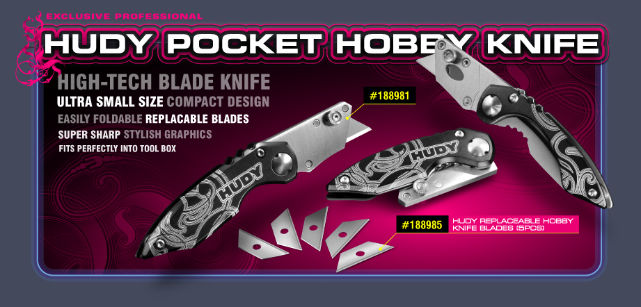 New HUDY Pocket Hobby Knife & Replaceable blades