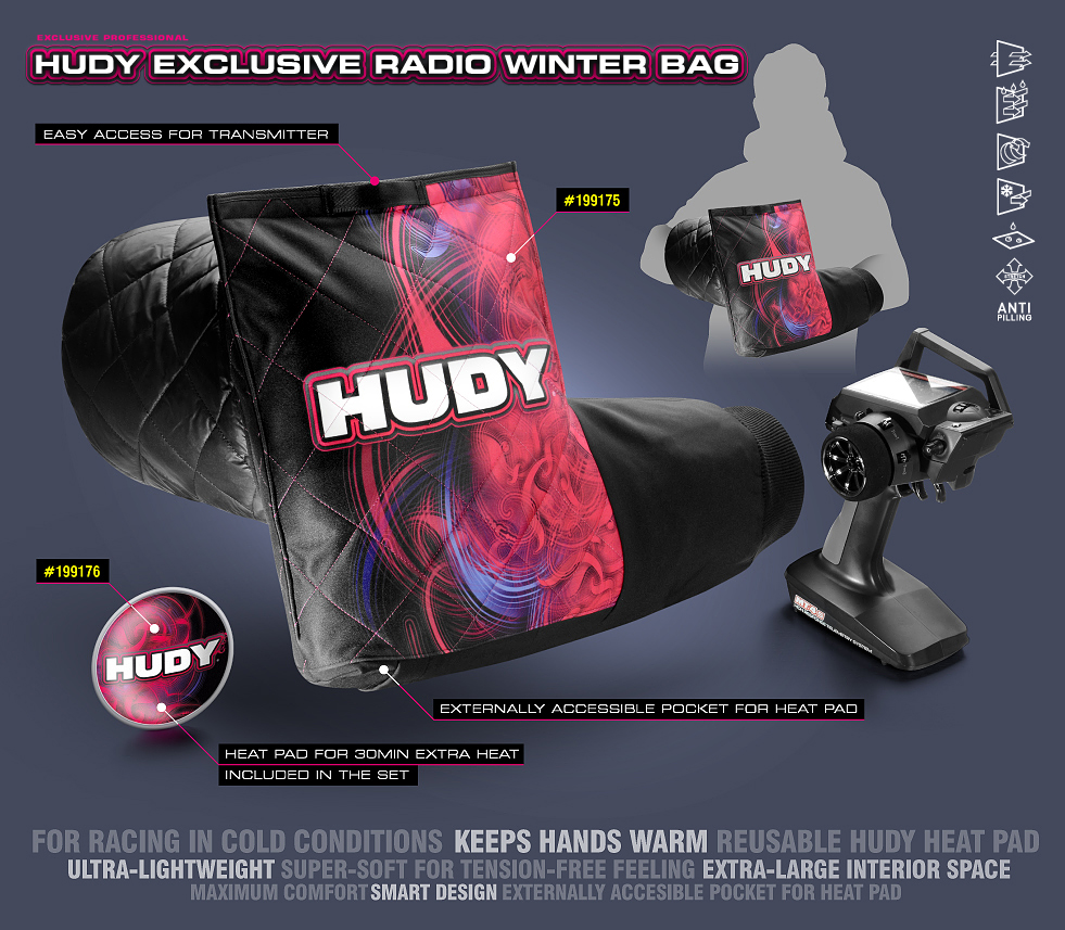 199175 & 199176 HUDY Exclusive Radio Winter Bag
